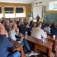 Zaal met toehoorders KennisKring Wageningen